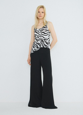 Принтованная майка, Серый