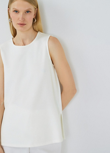 Майка из мягкого пике, Белый