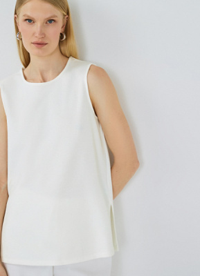 Майка из мягкого пике, Белый