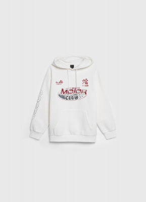 Худи с принтом для мальчиков, Бежевый