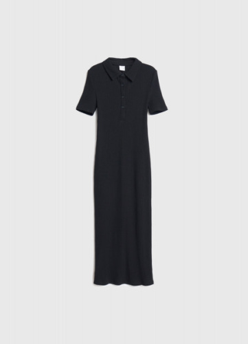 Трикотажное платье для девочек, Черный