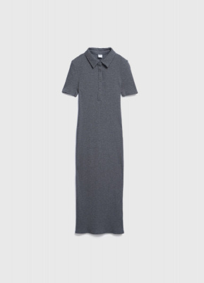 Трикотажное платье для девочек, Серый