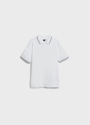 Поло для мальчиков, Белый