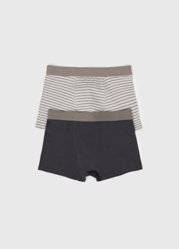 Трусы для мальчиков, 2 шт., Серый