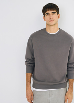 Базовый свитшот, Серый