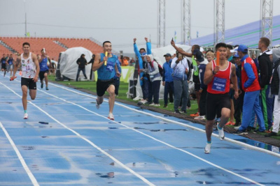 Амгинский район стал двукратным чемпионом эстафеты Игр народов Якутии /   Амгинский Республика Саха (Якутия)