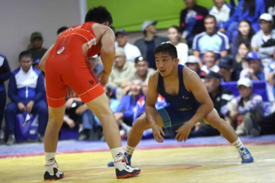 Тютрин, Скрябин и другие звёздные борцы взяли золотые медали Спортивных игр народов Якутии /    Республика Саха (Якутия)