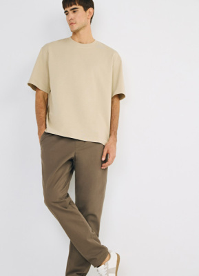 Брюки из хлопка, Коричневый