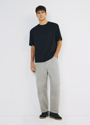 Футболка с объёмной вышивкой, Черный