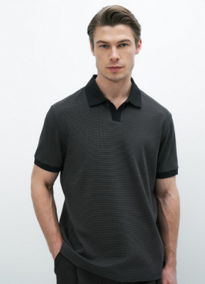 Поло в полоску, Коричневый