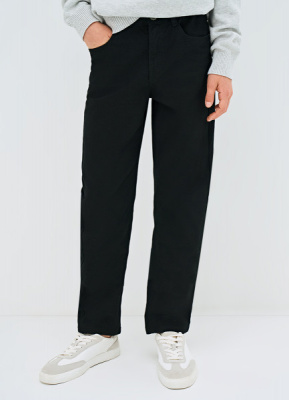 Брюки из хлопка для мальчиков, Черный