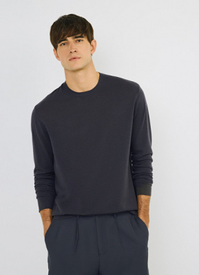 Вязаный джемпер, Серый