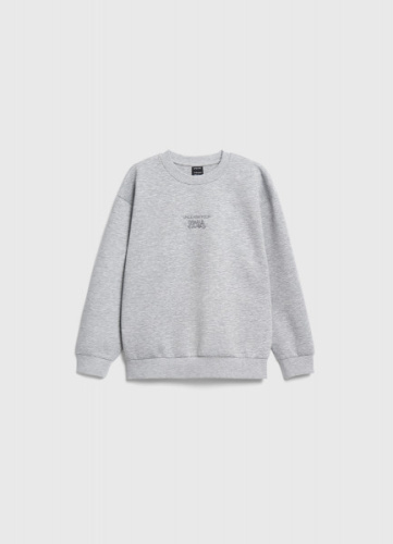 Свитшот с принтом для мальчиков, Серый