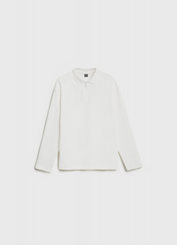 Поло с длинным рукавом для мальчиков, Бежевый