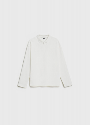 Поло с длинным рукавом для мальчиков, Бежевый