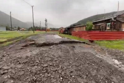 Вода полностью ушла из села Себян-Кюель в Якутии /    Республика Саха (Якутия)
