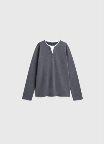 Лонгслив для мальчиков, Серый