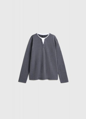 Лонгслив для мальчиков, Серый