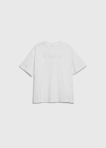 Свободная футболка для девочек, Белый