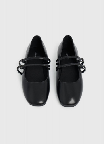 Балетки для девочек, Черный