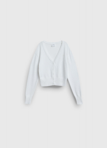 Кардиган для девочек, Белый