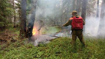 Лесопожарная ситуация в Мирнинском районе на 15 июля /   Мирнинский Республика Саха (Якутия)