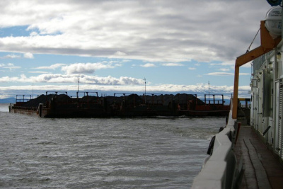 С начала навигации судами ЛОРП перевезено более 500 тысяч тонн грузов /    