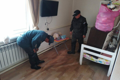 В Верхоянском районе все дома освободились от воды /   Верхоянский 