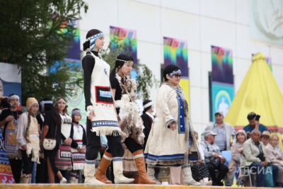 Фото. Обрядовый праздник «Кочевье» провели в Якутске / Саина Титова Якутск Якутск Республика Саха (Якутия)