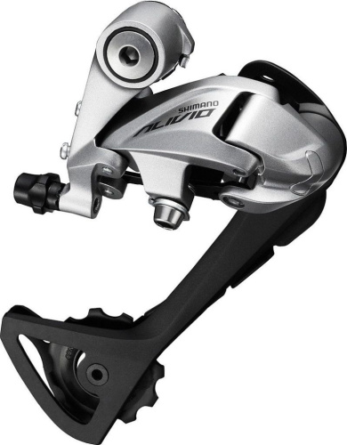 Задний переключатель Shimano Alivio RD-T4000 Shadow 9 скоростей (серый длинная лапка)