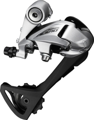 Задний переключатель Shimano Alivio RD-T4000 Shadow 9 скоростей (серый длинная лапка)