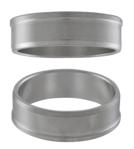 Комплект переходников ACME для установки 1&quot; вилки в рулевой стакан 1 1/8&quot; (серебристый)