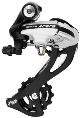 Задний переключатель Shimano Acera RD-M360 8 скоростей (серебристый длинная лапка)