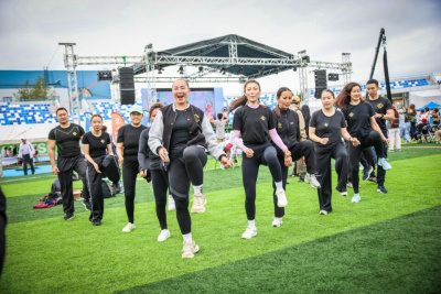 Фото. День физкультурника отмечают в Якутске / ЯСИА Якутск Якутск Республика Саха (Якутия)