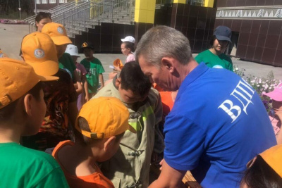 В Центре «Сосновый бор» детям провели урок по пожарной безопасности /    