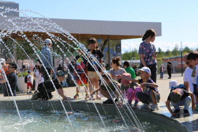 На Центральной площади Удачного теперь есть бесплатный Wi-Fi /   Мирнинский 