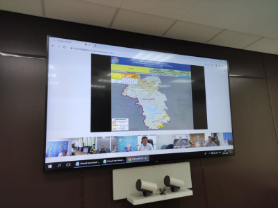 Продолжается тушение пожара на территории Чуонинского наслега /   Мирнинский Мирнинский