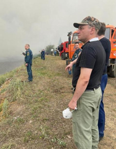 В Арылахе на тушении работают 192 человека /   Мирнинский Мирнинский