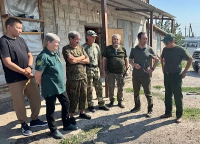 Айсен Николаев посетил опорный пункт Якутии в ДНР / ЯСИА   