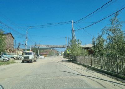 На центральной улице Олекминска впервые за 20 лет проведут капремонт /   Олекминский Республика Саха (Якутия)