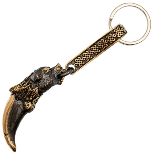 Брелок Коготь Медведя, бронза