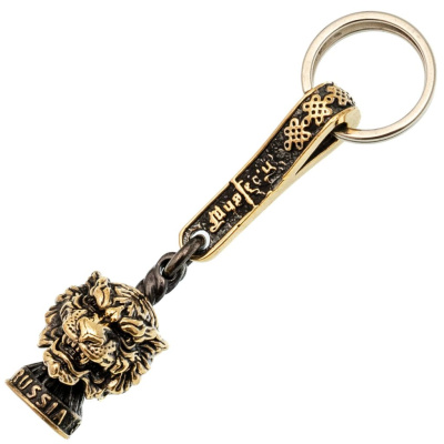 Брелок Тигр, бронза