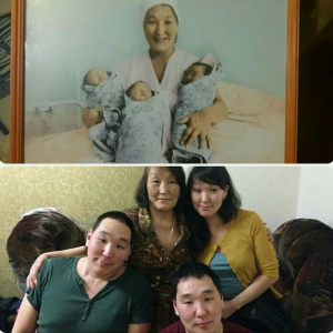 Глава Удачного поздравил почетного гражданина города /  Мирный Мирнинский Республика Саха (Якутия)