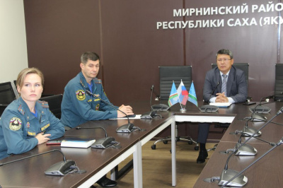 На утро 5 августа в районе действует один лесной пожар /  Мирный Мирнинский Республика Саха (Якутия)