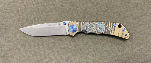Складной нож Spartan Blades SHF Dragon, сталь S45VN, рукоять титан