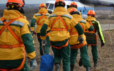 Бой выигран - пожар ликвидирован /  Мирный Мирнинский Республика Саха (Якутия)