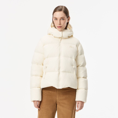 Женская короткая куртка Lacoste с капюшоном