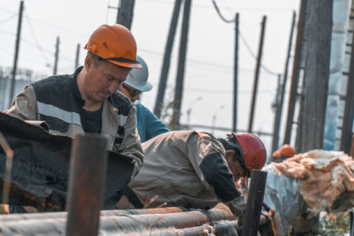 Подготовка к отопительному сезону в Якутске идет по графику /  Якутск Якутск Республика Саха (Якутия)