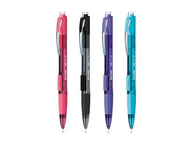 Карандаш механический Berlingo "Style S" 0,5 мм, с ластиком, ассорти