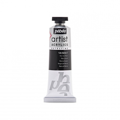 Акрил Pebeo "Artist" 37 мл Марс черный